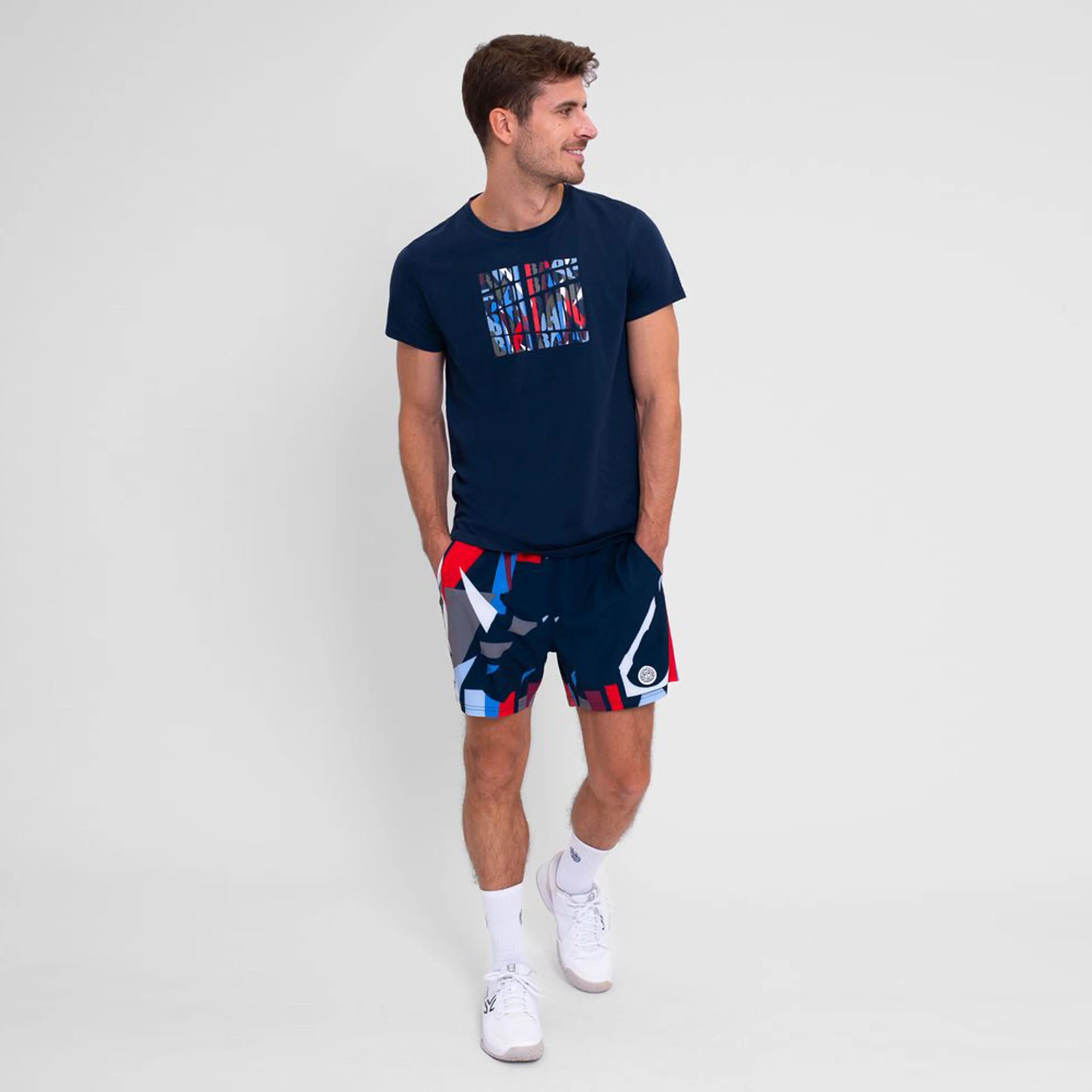 BIDI BADU New York 2024 T-shirt Hommes - Bleu Foncé , Multicouleur