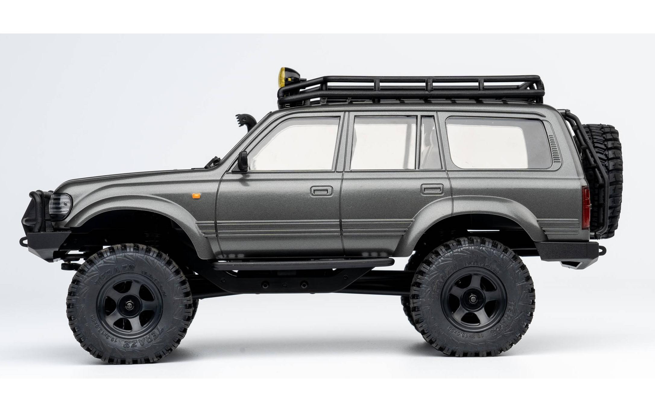 Scale Crawler Toyota Land Cruiser LC80 RTR, 1:18<br>Originalgetreuer Mini-Scaler mit offiziell lizenzierter Toyota LC80 Land Cruiser Karosserie