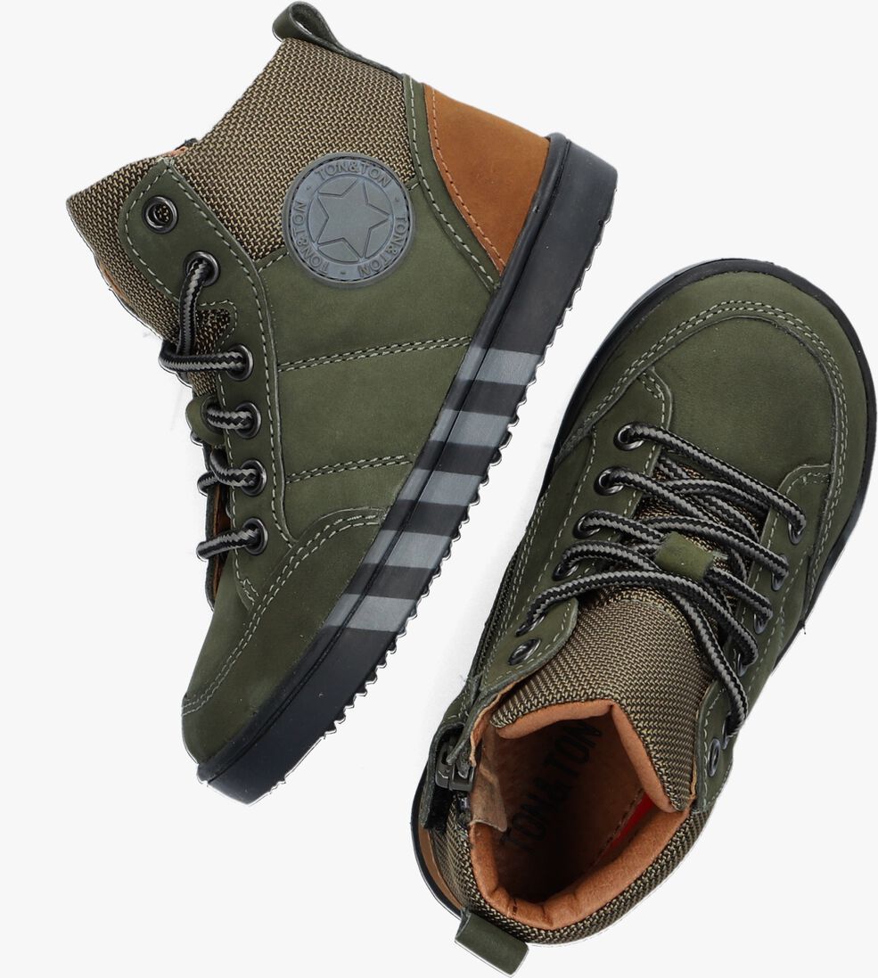 TON & TON groene ton & ton hoge sneaker brage