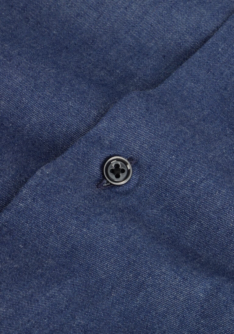 PORTO MILANO blauwe porto milano klassiek overhemd lagos