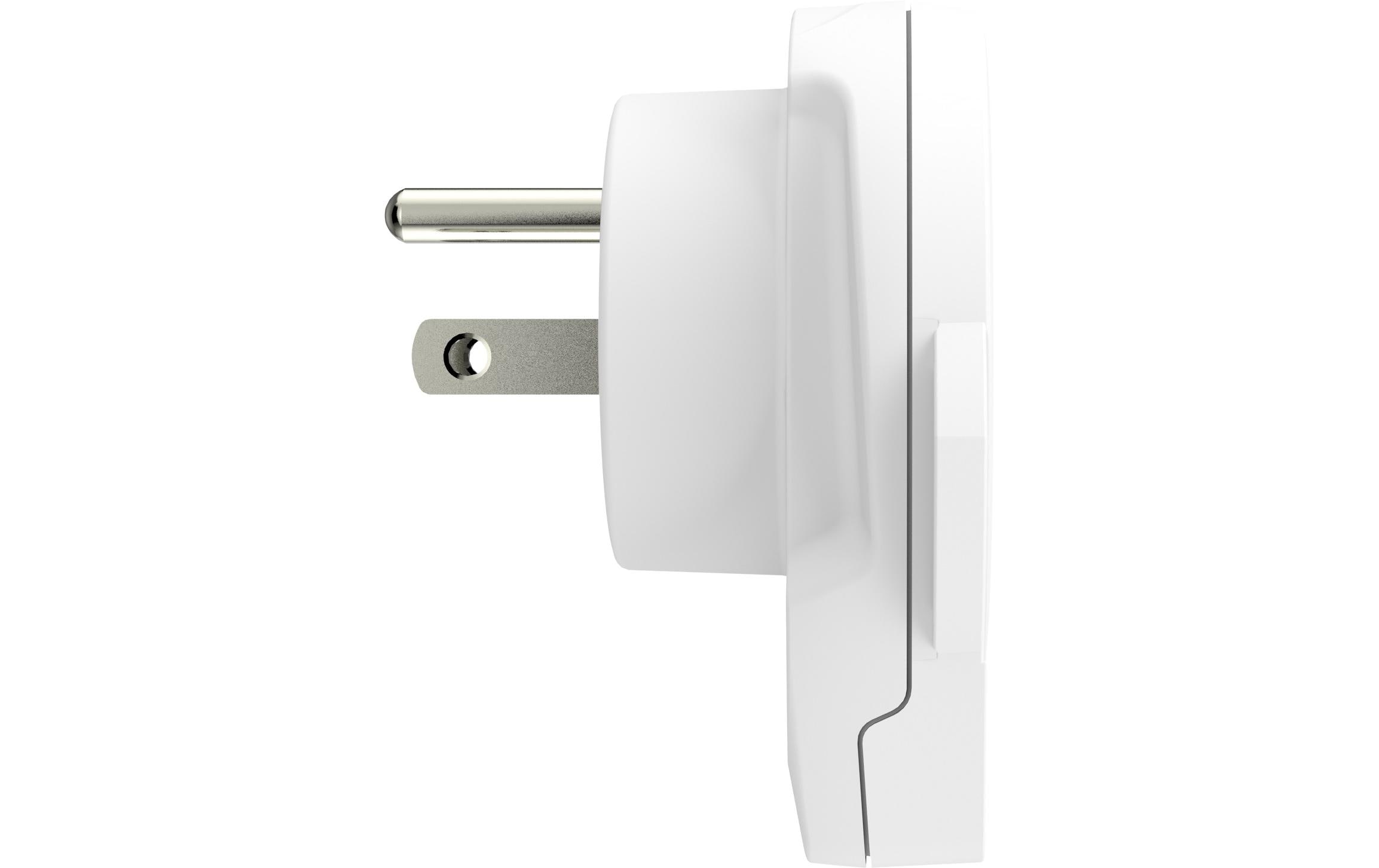 Reiseadapter World USA mit USB LadegerätKompakter Reisestecker World zu USA mit USB Ladeanschluss