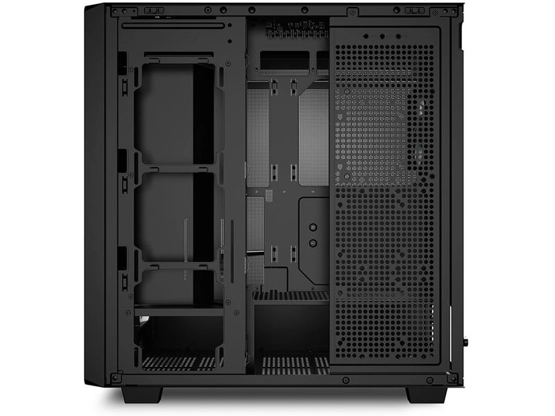 Sharkoon PC-Gehäuse Rebel C70M RGB Mid-Tower mit vier vorinstallierten 120-mm-PWM-Lüftern und adressierbarer RGB-Beleuchtung