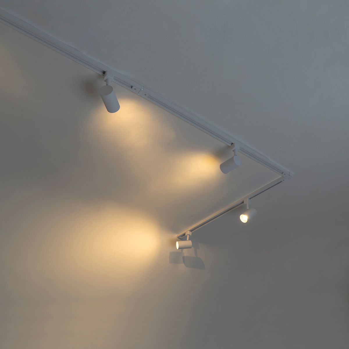 Smart railsysteem met 10 spots wit 1-fase incl. 10 Wifi GU10 50mm - Iconic Jeana