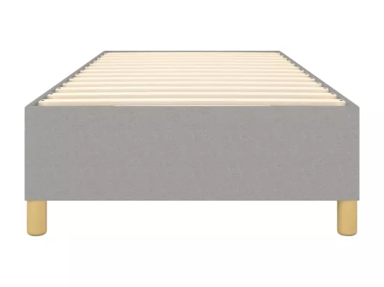 Sommier à lattes de lit Gris clair 80x200 cm Tissu