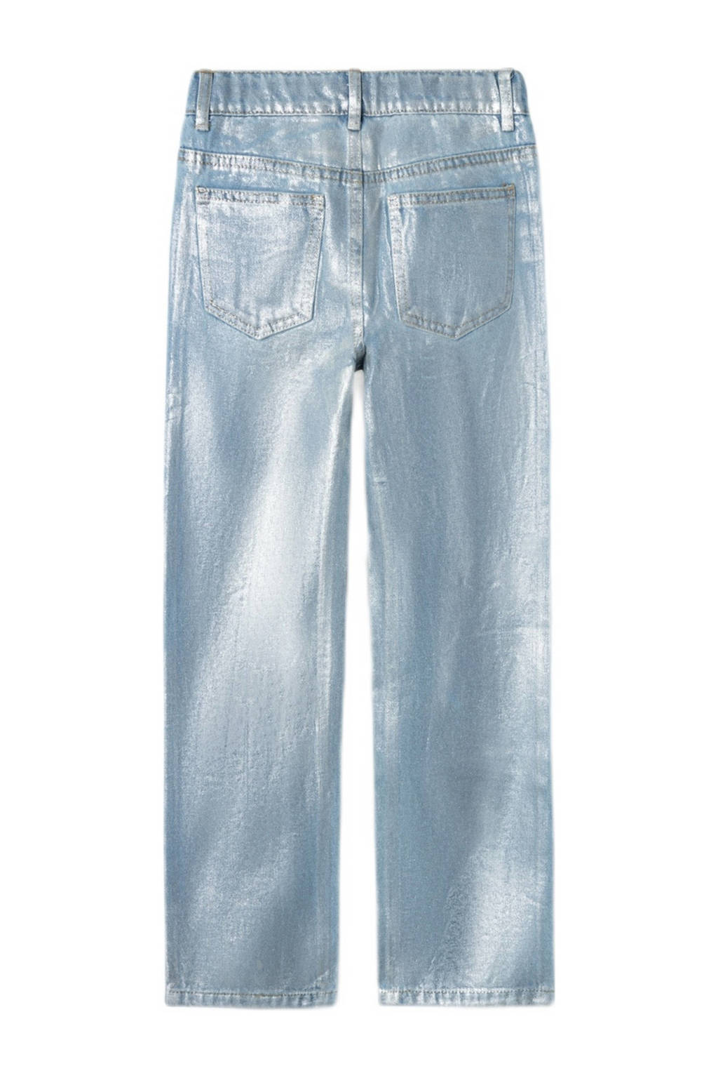 NAME IT coated straight leg jeans NKFROSE light blue denim