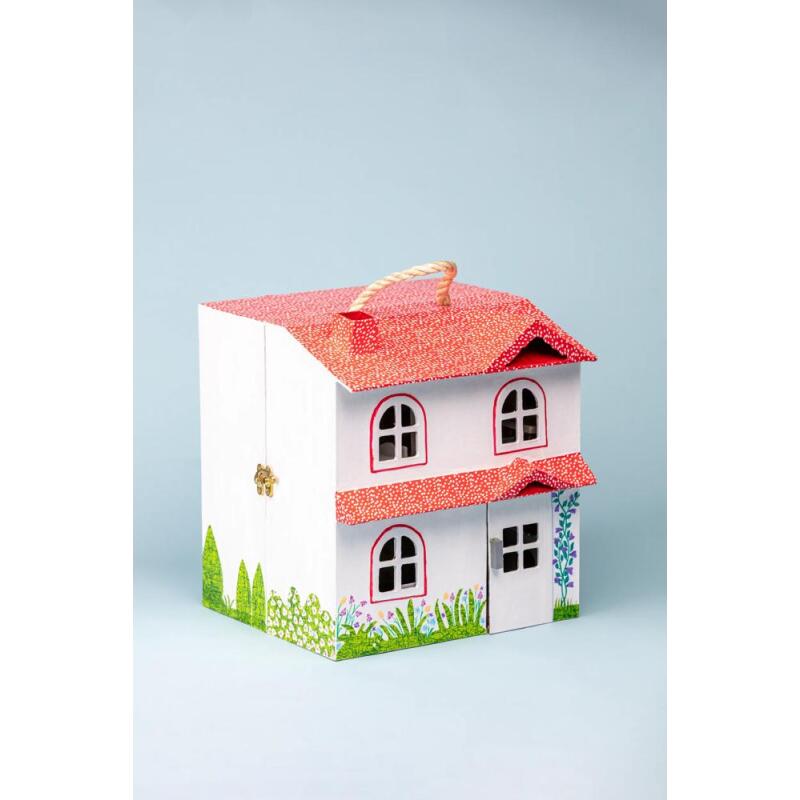 Maison de poupée 25x24x27cm - Kraft