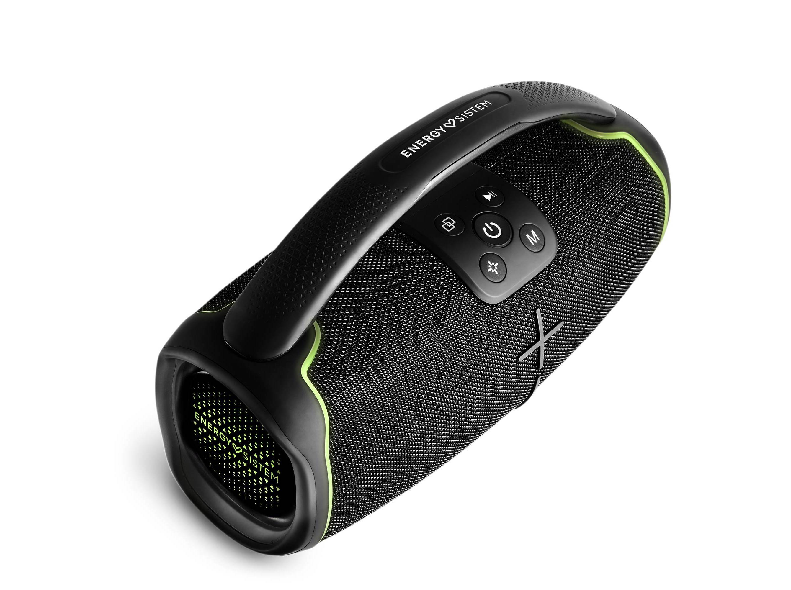 COLUNA PORTÁTIL ENERGY SISTEM HYPERBEAT PRETO 80W