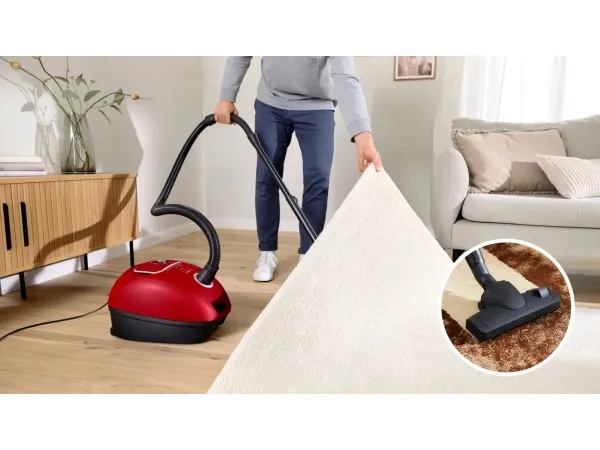 Bosch BGB41PET1, 700 W, Beholder vakuum, Dry, Støvpose, 4 L, HEPA