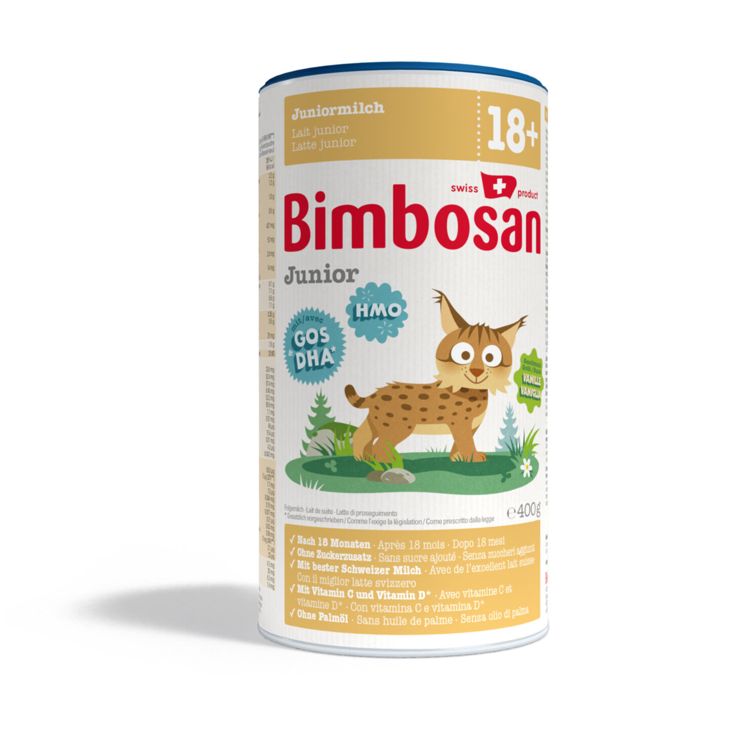 Bimbosan Junior Vanille-Milch Dose 18+ Monate