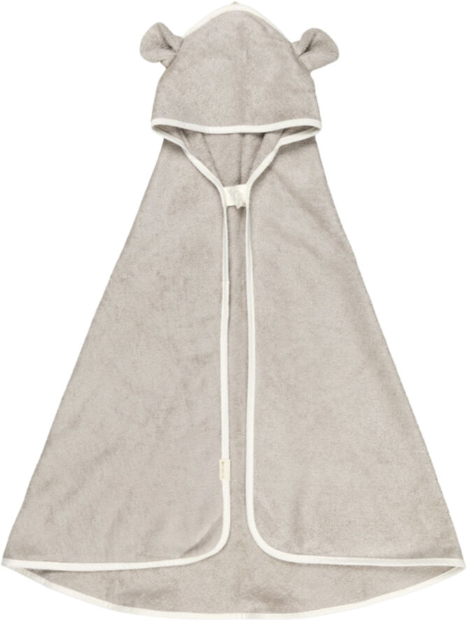 Fabelab Hooded Baby Towel - Bear - Beige Beige