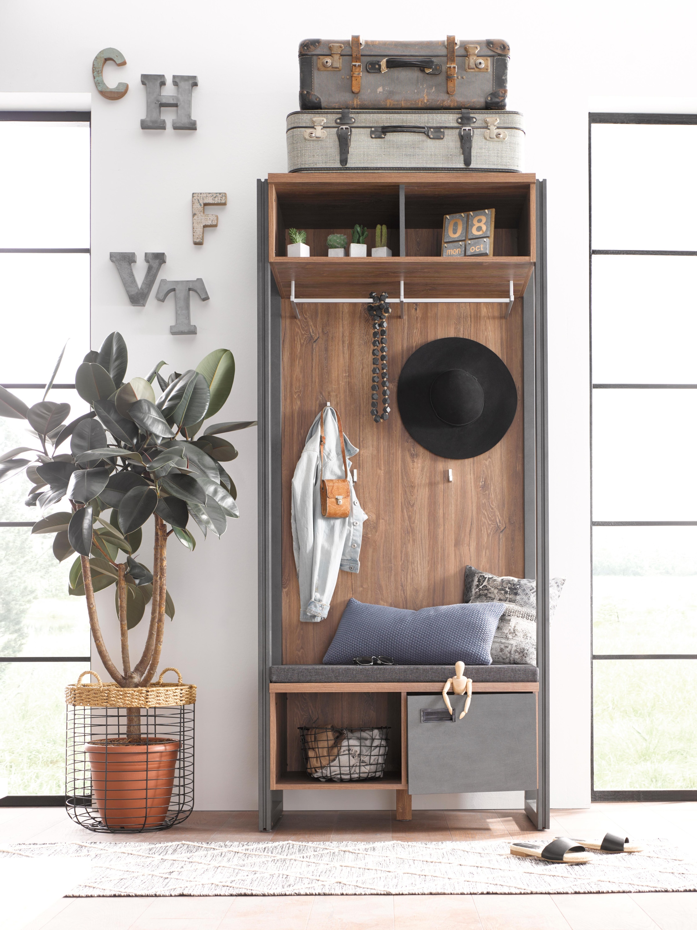 Home affaire Garderobenschrank »Detroit« 90 cm breit