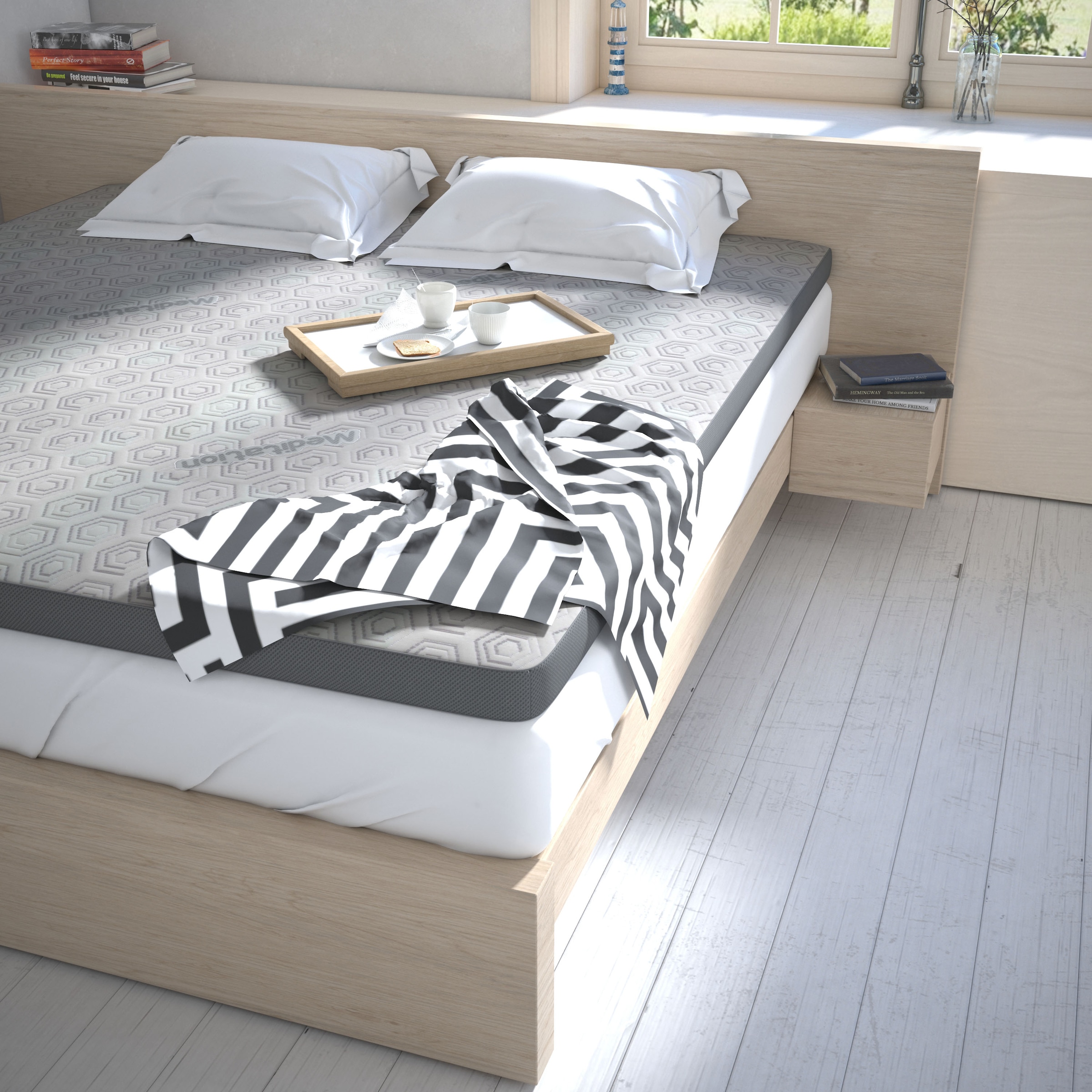 Jekatex Topper »MULTIFLEX 3-Zonen Komfort« für Aufwertung deiner Matratze