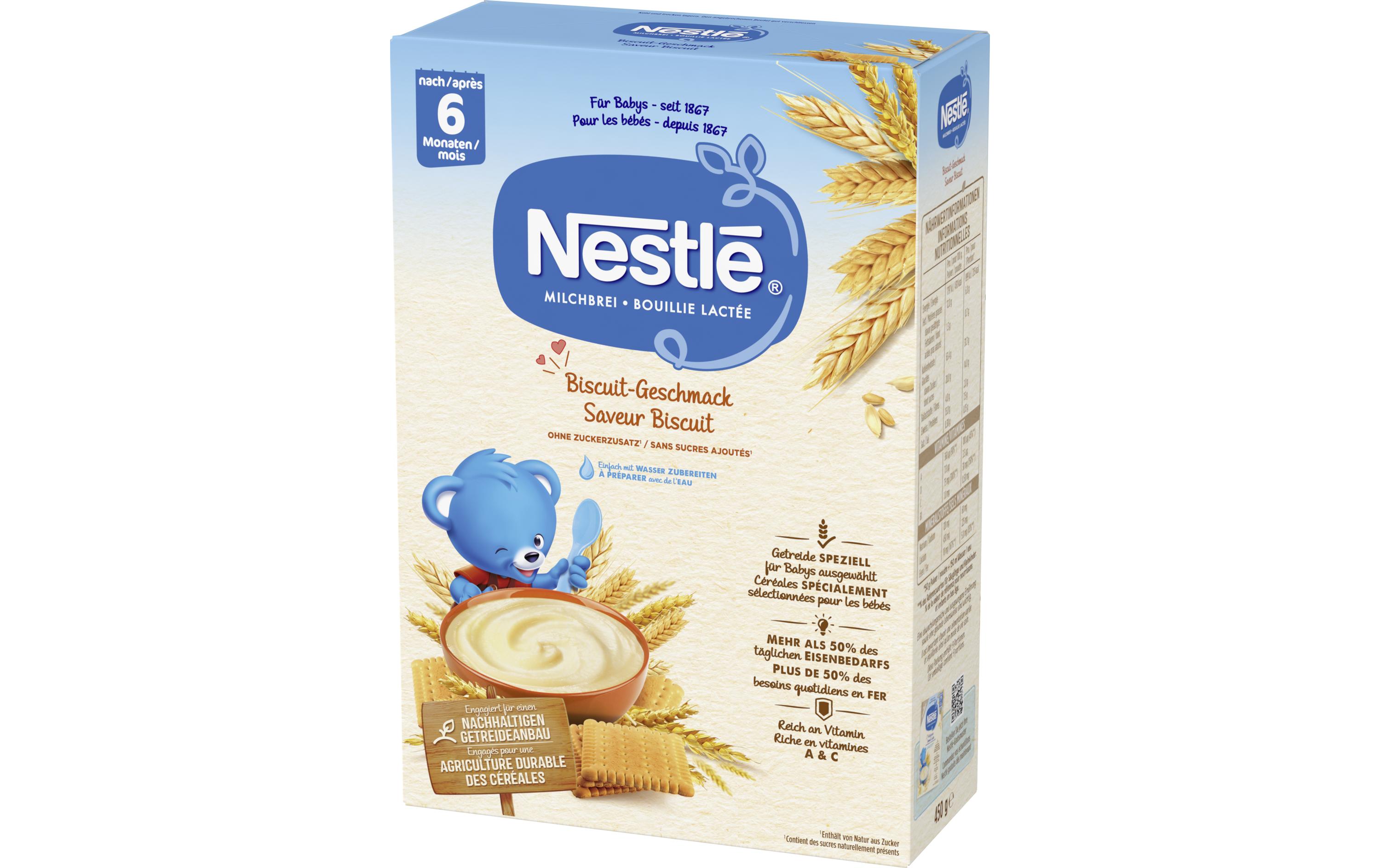 Milchbrei Biscuit-Geschmack 450gGetreidebeikost