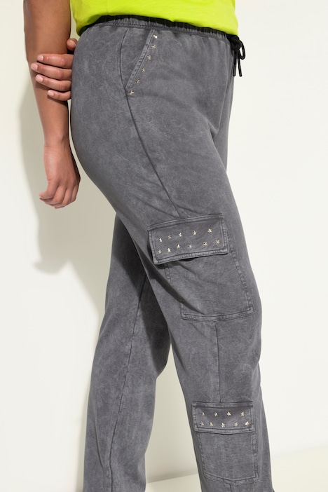 Cargo-Joggpants, Sweat, Vintage-Look, Cargotaschen
