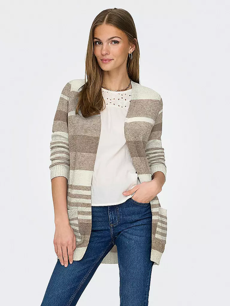 ONLY Strickjacke ONLLESLY  beige
