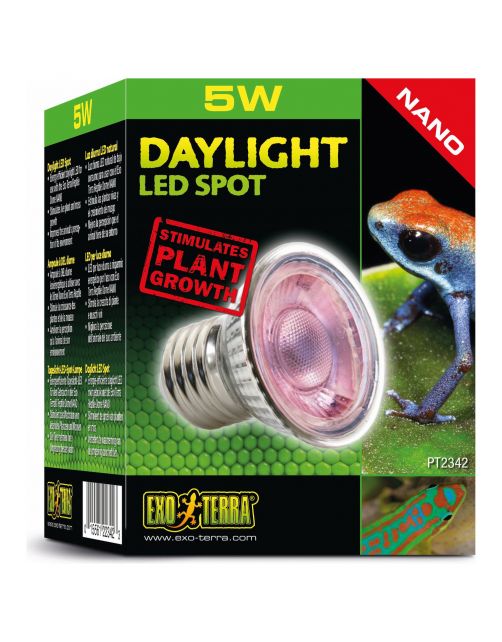 Exo Terra Daglicht Led-Spot Nano - Verlichting - 6x6x8.5 cm 5 Watt