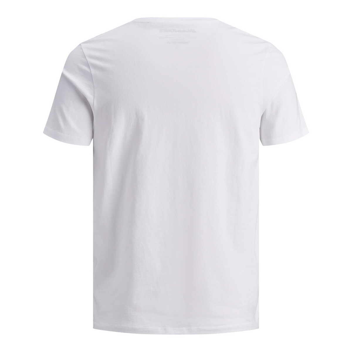 JACK & JONES<br>Camiseta de gola redonda em algodão orgânico