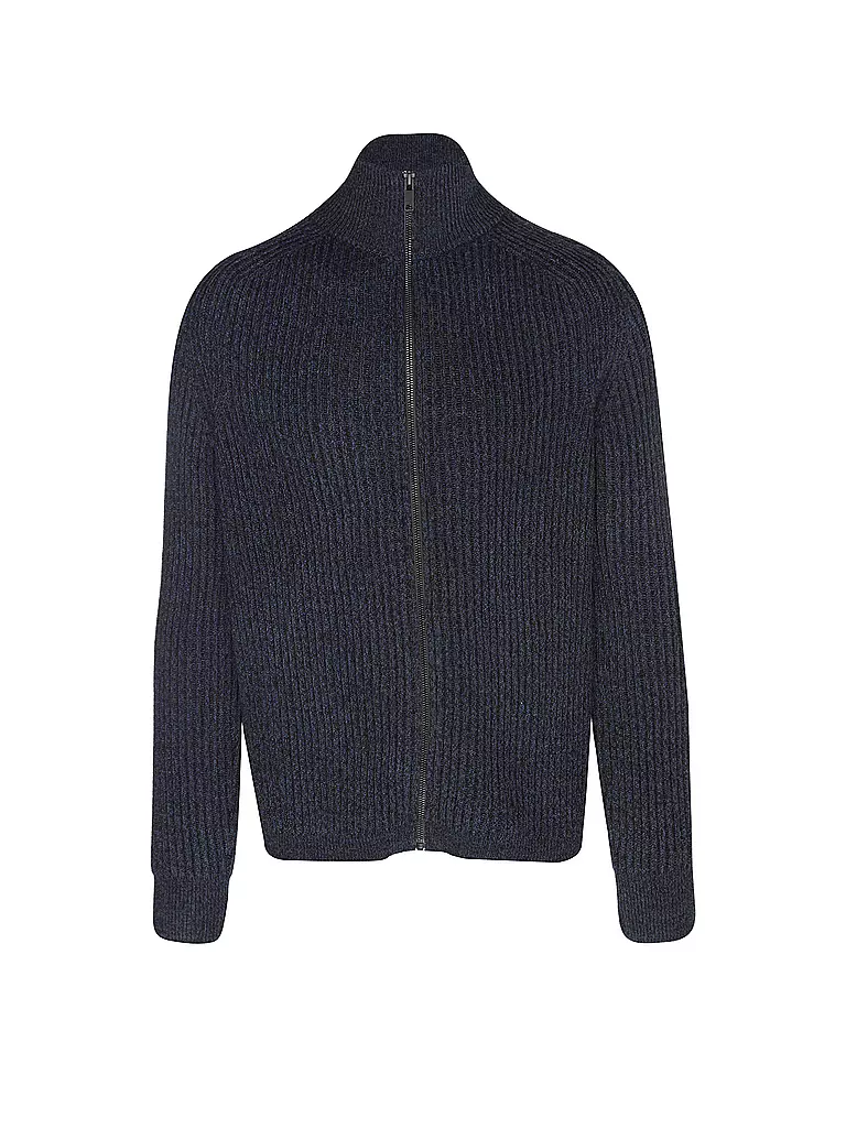BOSS Strickjacke KOSTELLAR blau