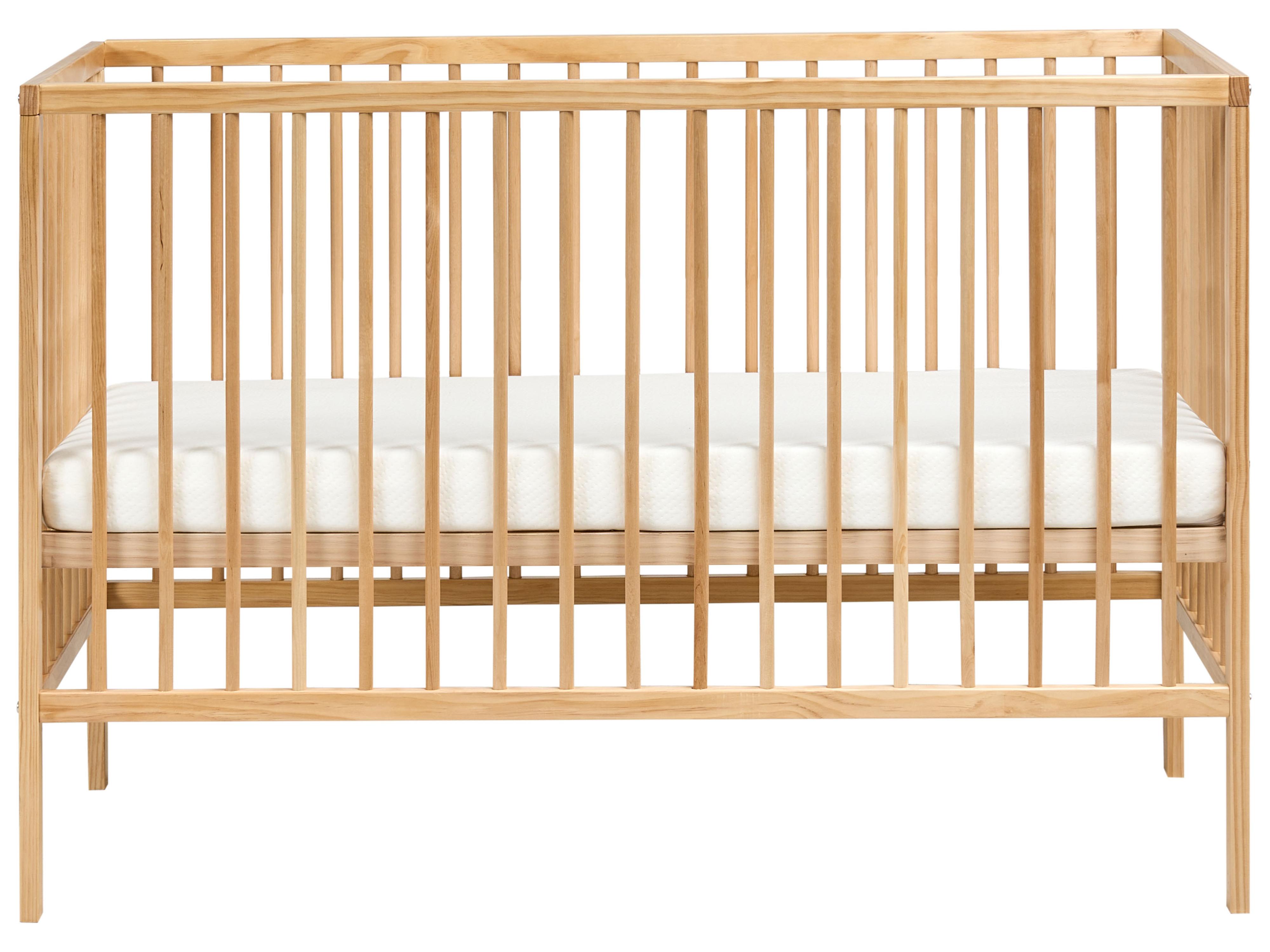 Babybedje Dennenhout BELENGER 60 x 120 cm Lichtbruin