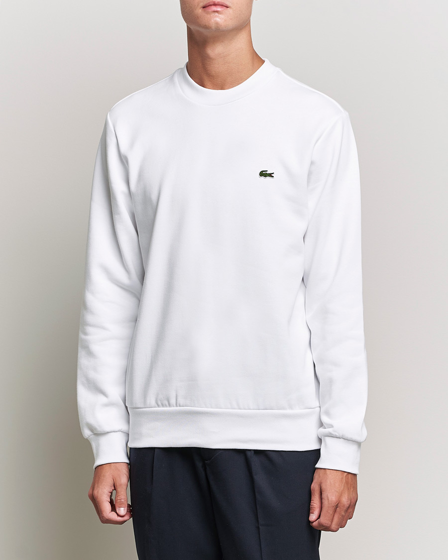 Lacoste Crew Neck Sweatshirt White