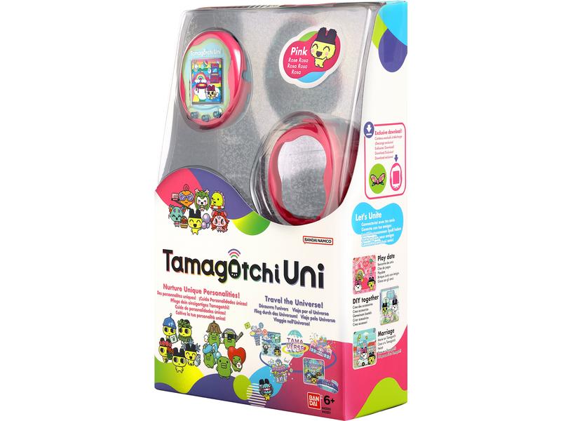 BANDAI Tamagotchi Uni Rosa Virtuelles Haustier mit Armband