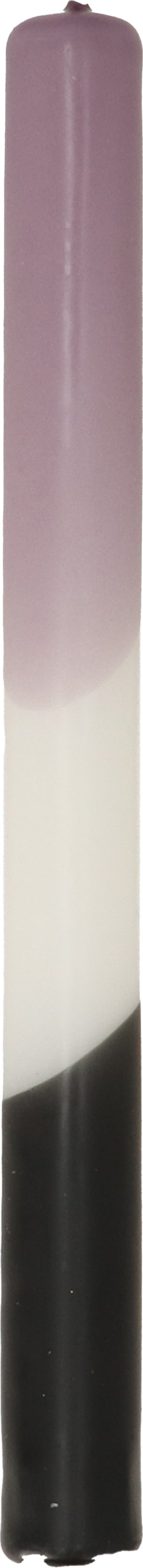 dinerkaars Duo Dip paars / zwart 8 uur D 2 H 25 cm