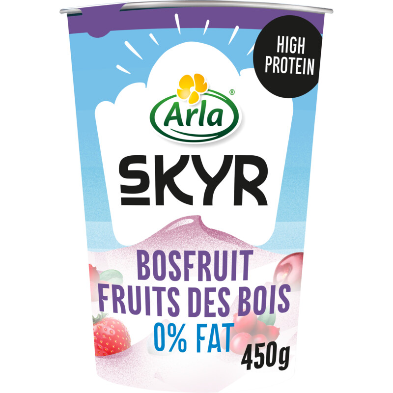 Arla Skyr bosfruit yoghurt 0% vet