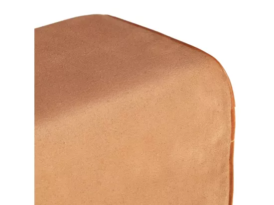 Banc de gymnastique marron 160 cm cuir véritable et toile