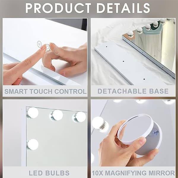 Sminkespeil LED / Hollywoodspeil - 58x46cm