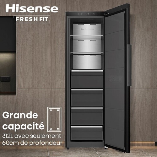 Congélateur armoire Hisense FT5K310GSFD Freshfit