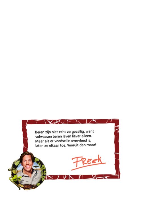 Freek Vonk | Verjaardagskaart | Beregezellige
