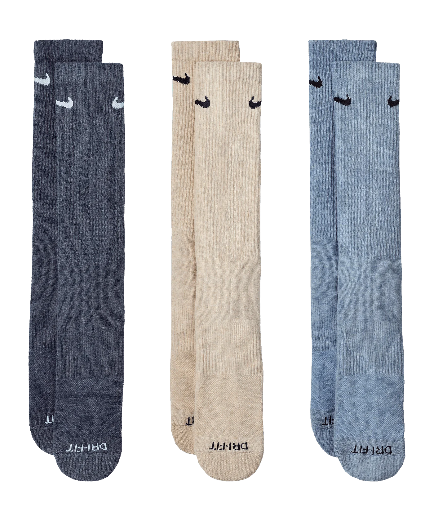 Nike Everyday Plus Cush Crew Socken Schwarz F901