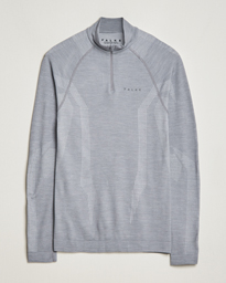 Falke Sport Long Sleeve Wool Tech Half Zip Shirt Black