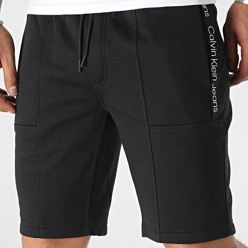 Short Jogging A Bandes 3401 Noir