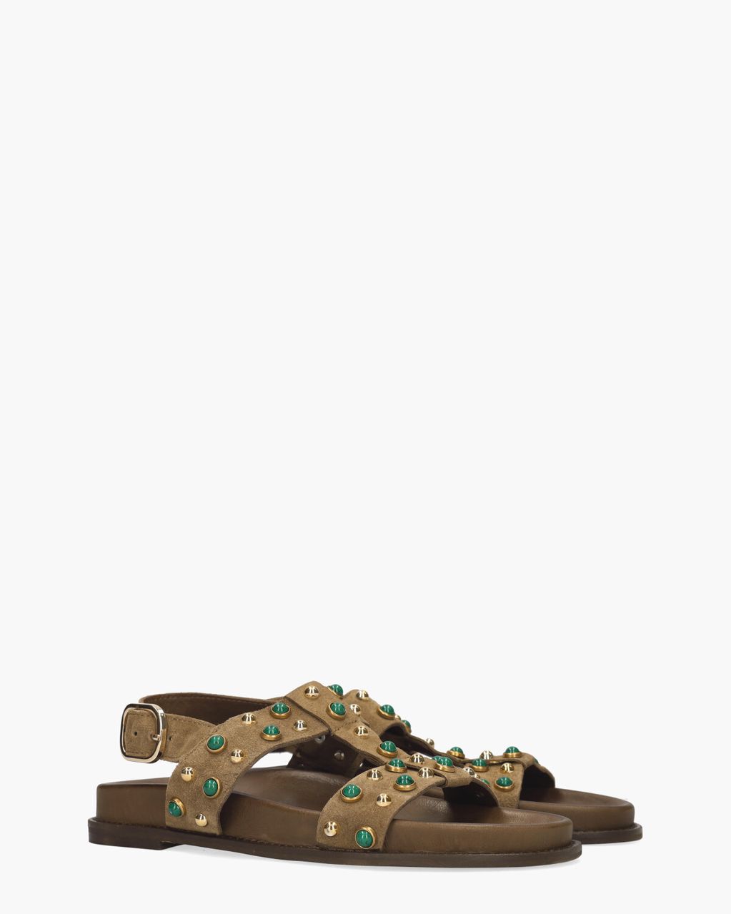 Inuovo D51009 Bruin Damessandalen