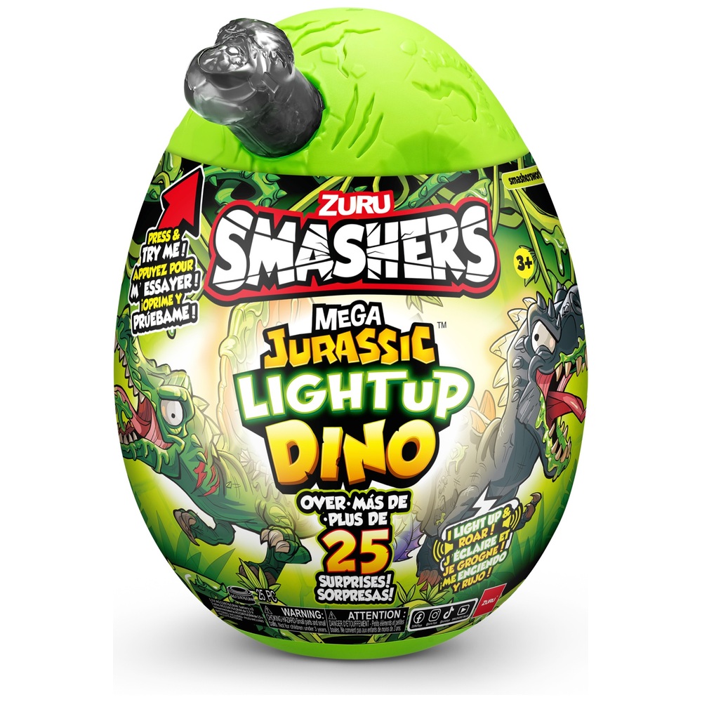 Smashers Mega Jurassic Leucht-Dino-Ei von ZURU