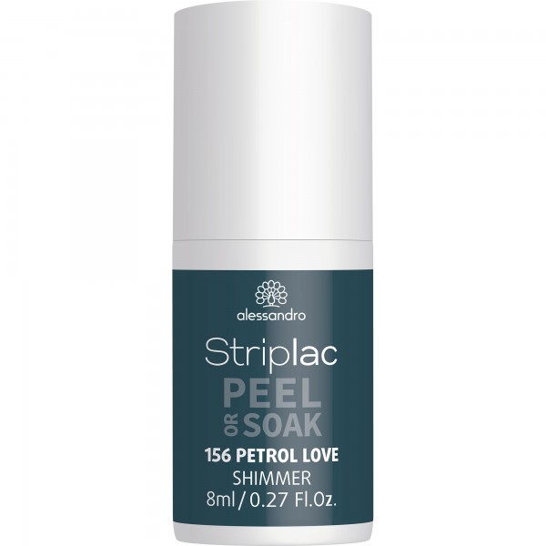 Alessandro Striplac Peel or Soak 156 Petrol Love 8ml