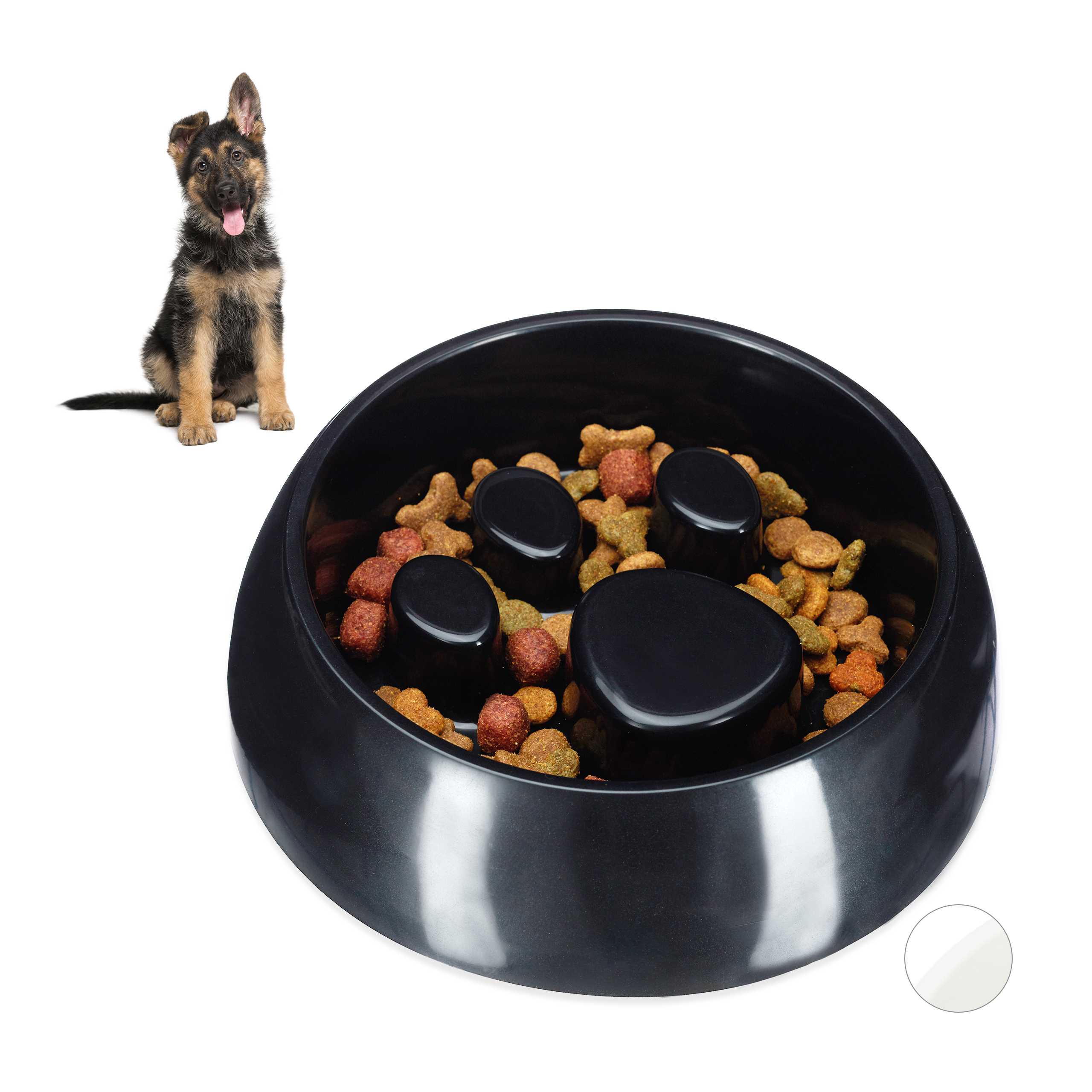 Anti-Schling Hundenapf 23cm schwarz