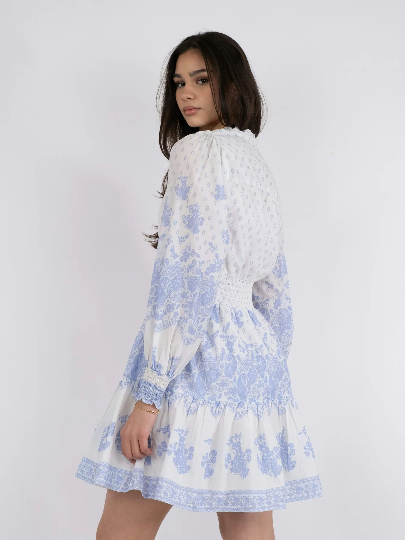 Neo Noir Malti Border Dress