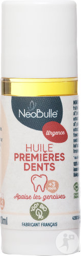 Néobulle Huile Premières Dents Urgence Bébés 3+ Mois Bio 10ml