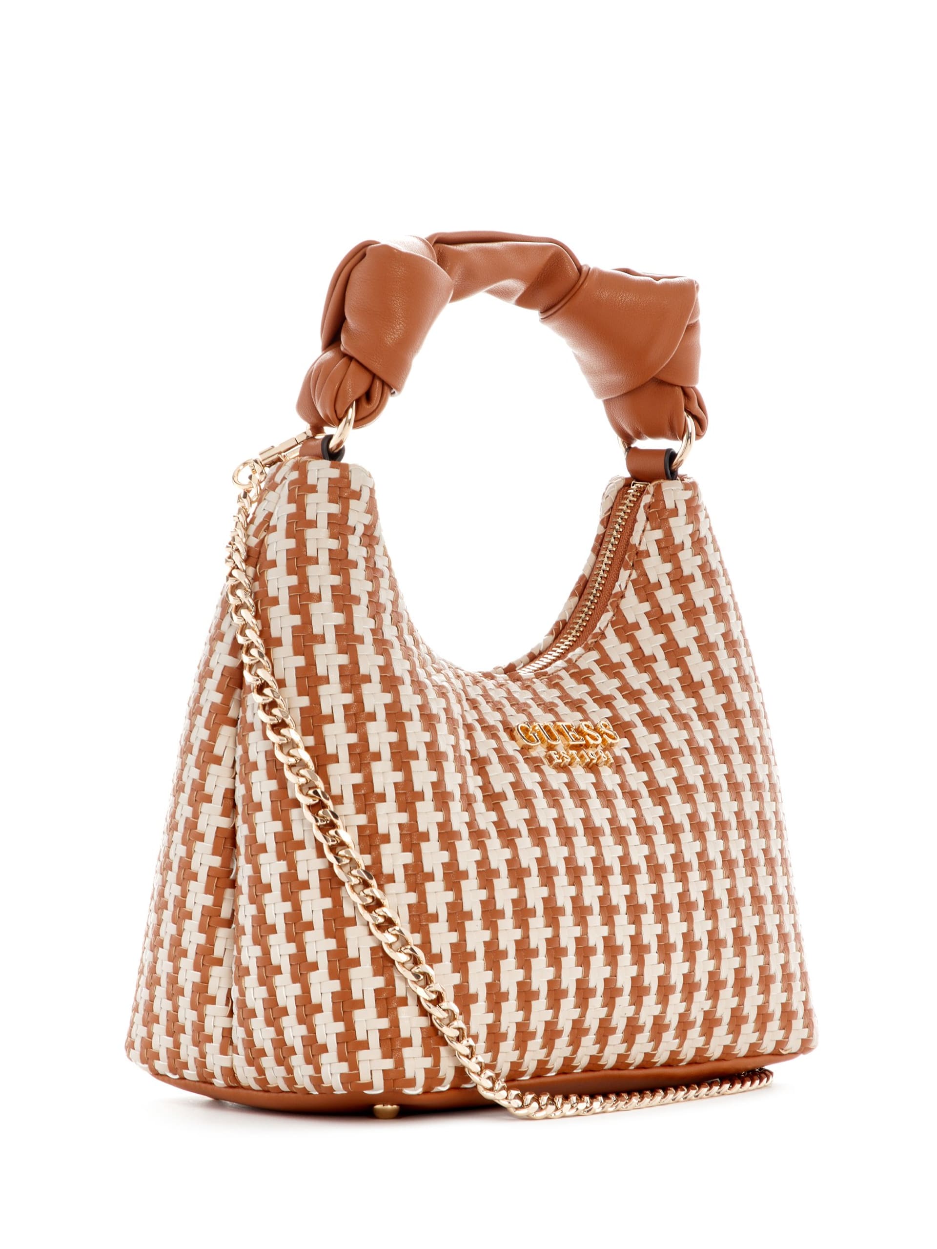 Bolsa Hobo Pequena Mirema em Tecido
