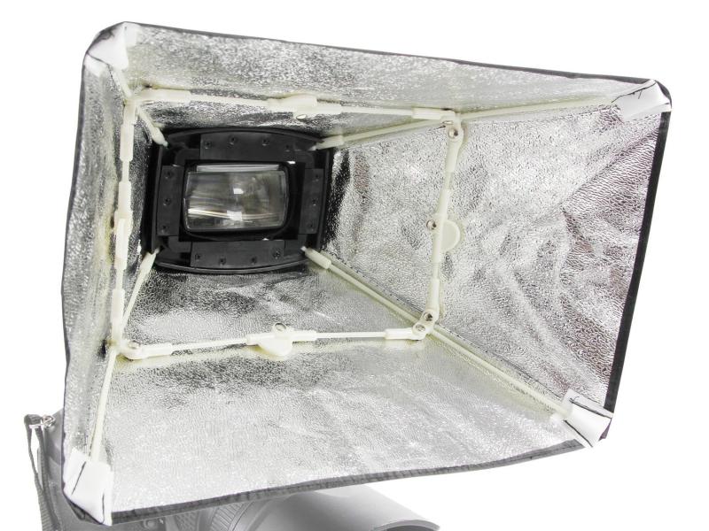 Dörr Blitzdiffusor QFASB-2030 Quick-Fix Aufstecksoftbox für Ausleuchtung