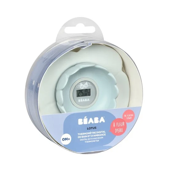 Thermomètre de bain Lotus   bleu vert        de               Béaba