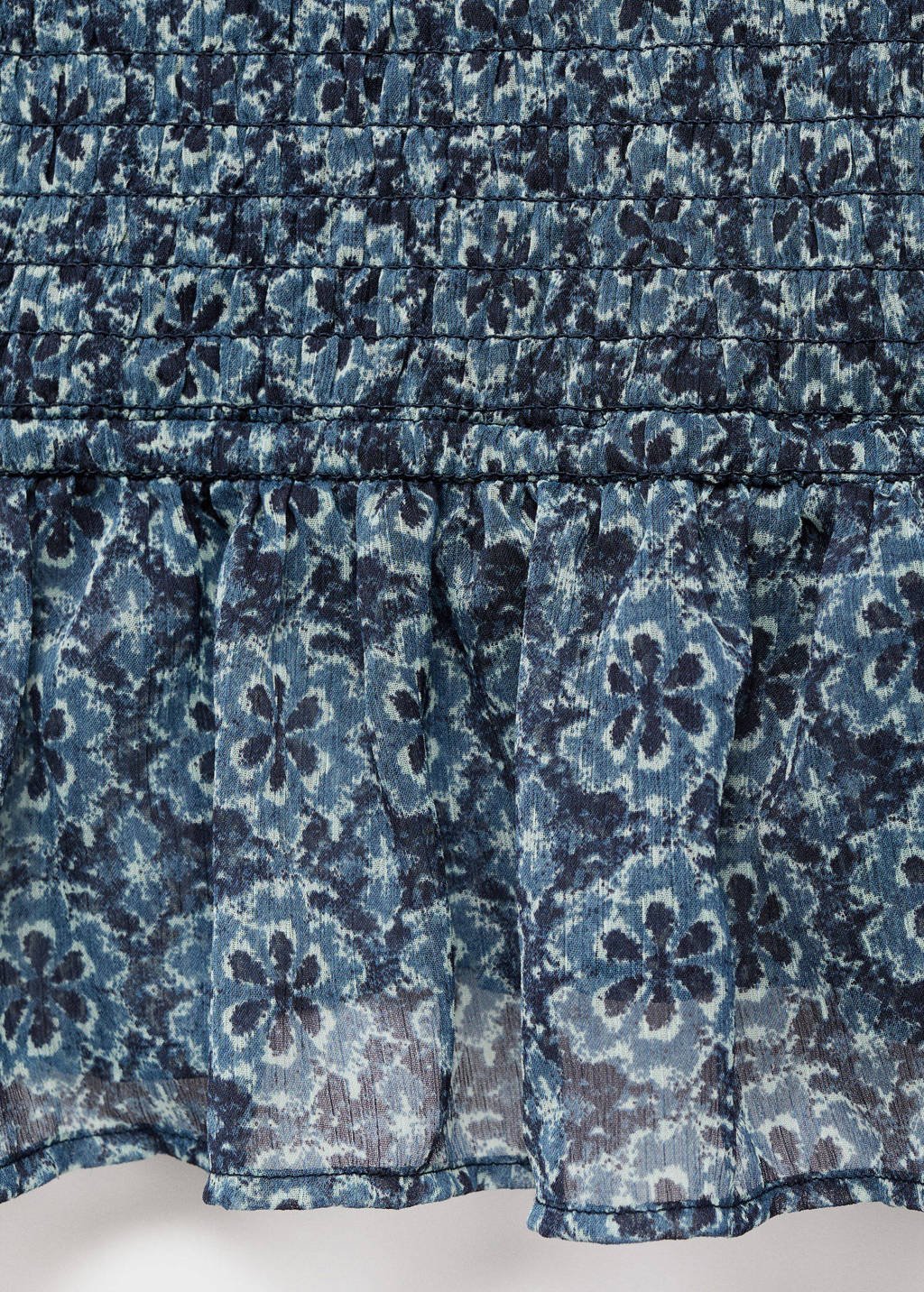 MANGO TEEN korte jurk donkerblauw
