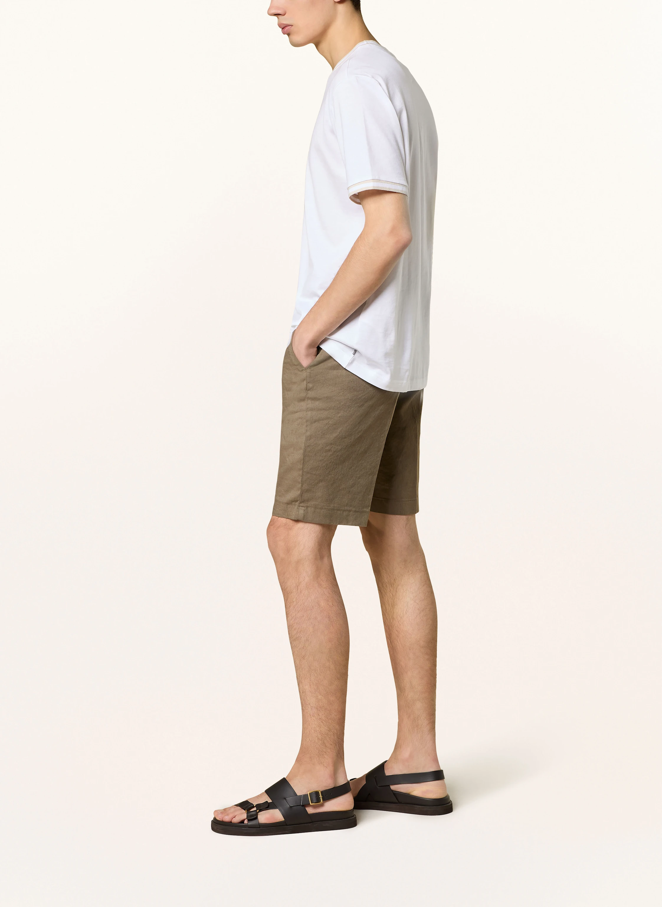 BERWICH Shorts mit Leinen
