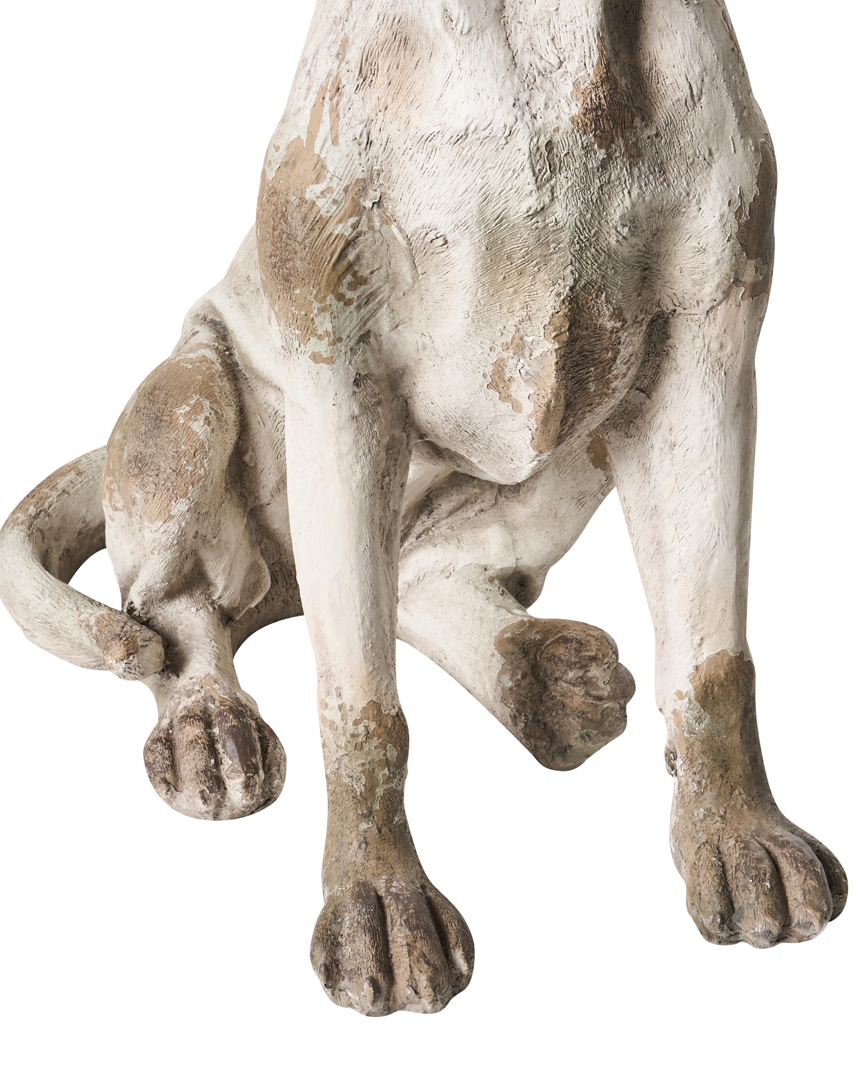 Tuinbeeld CETONA Hond Beige