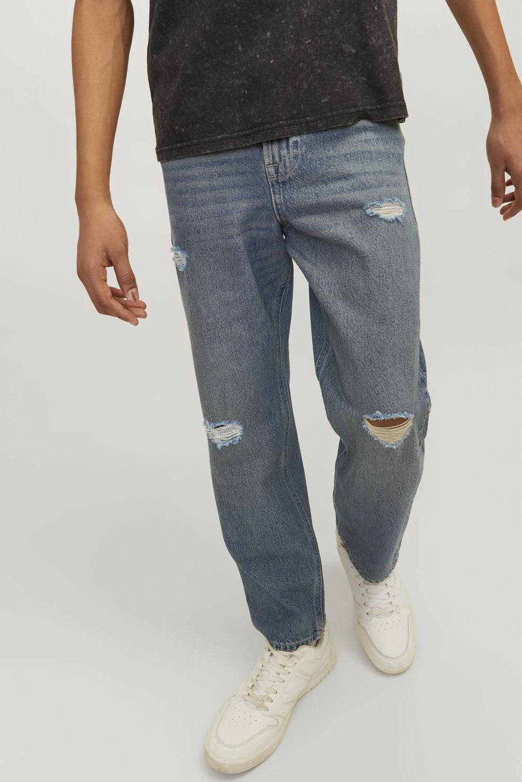 JACK & JONES loose fit jeans JJICHRIS JJORIGINAL blue denim