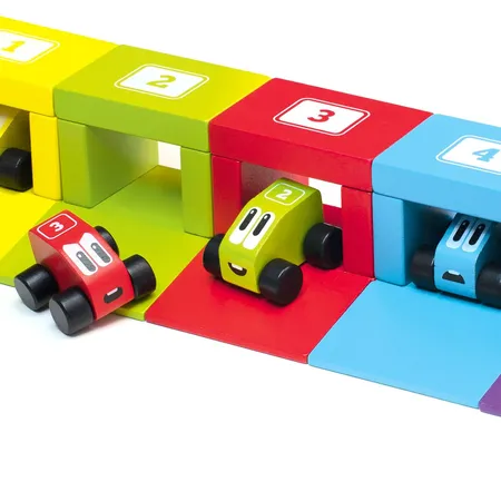 Cubika Holzbaukasten «Bright Racing»