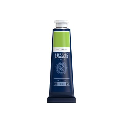 Lefranc Bourgeois - Peinture à l'huile - jaune vert - 40 ml