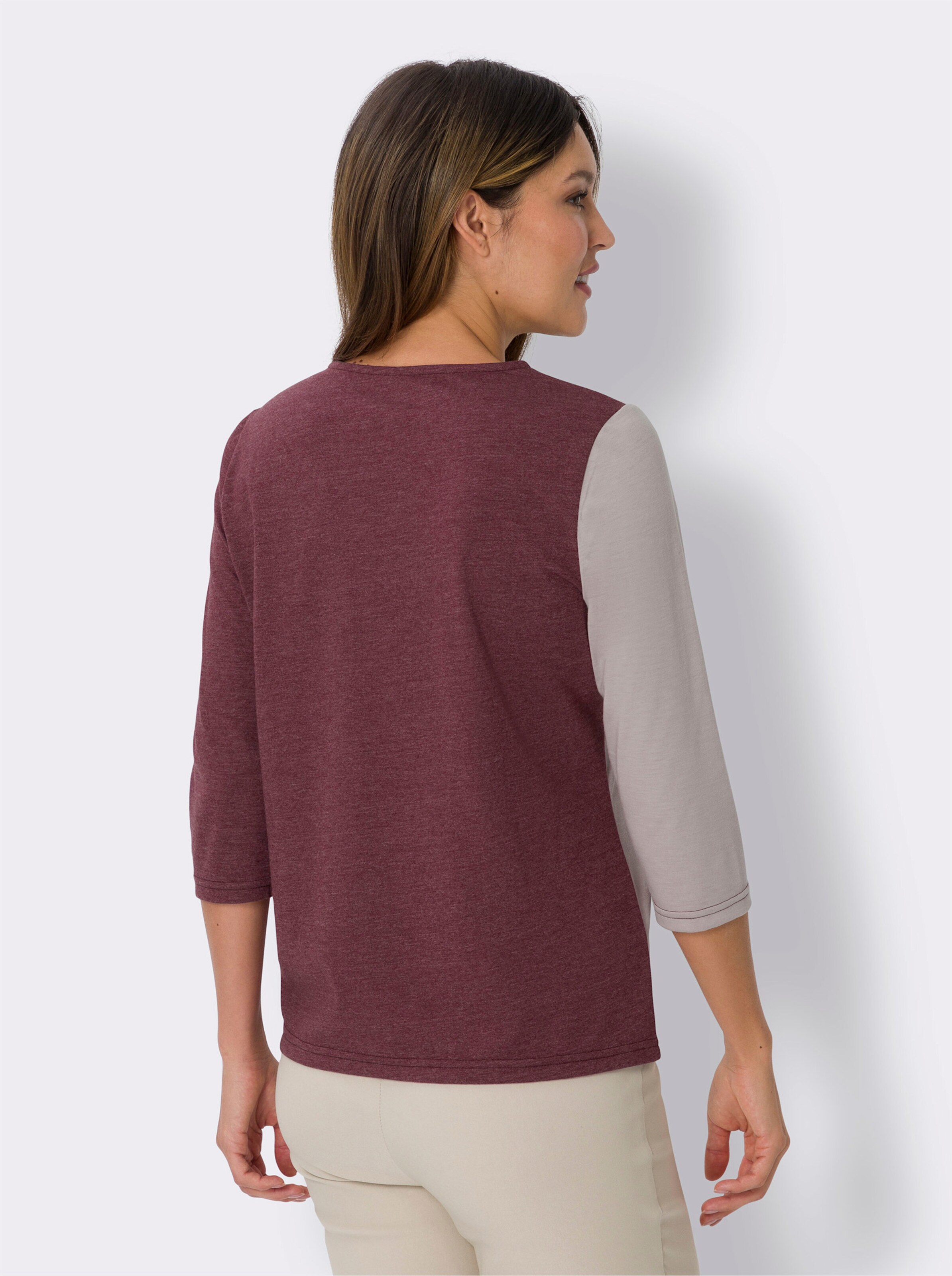 34-Arm-Shirt in Patch-Optik